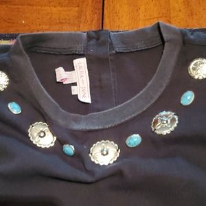 Laura and Jayne top short sleeve like new barley w